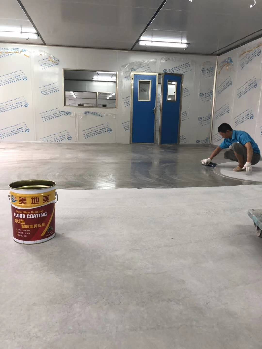 水性環氧地坪漆施工方案中對基面的處理